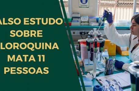 Políticos de Esquerda financiaram estudo que matou 11 pessoas com overdose de cloroquina para apontar ineficiência do medicamento