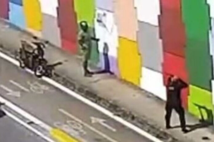 motociclista-e-detido-apos-ser-flagrado-pichando-viaduto-em-fortaleza