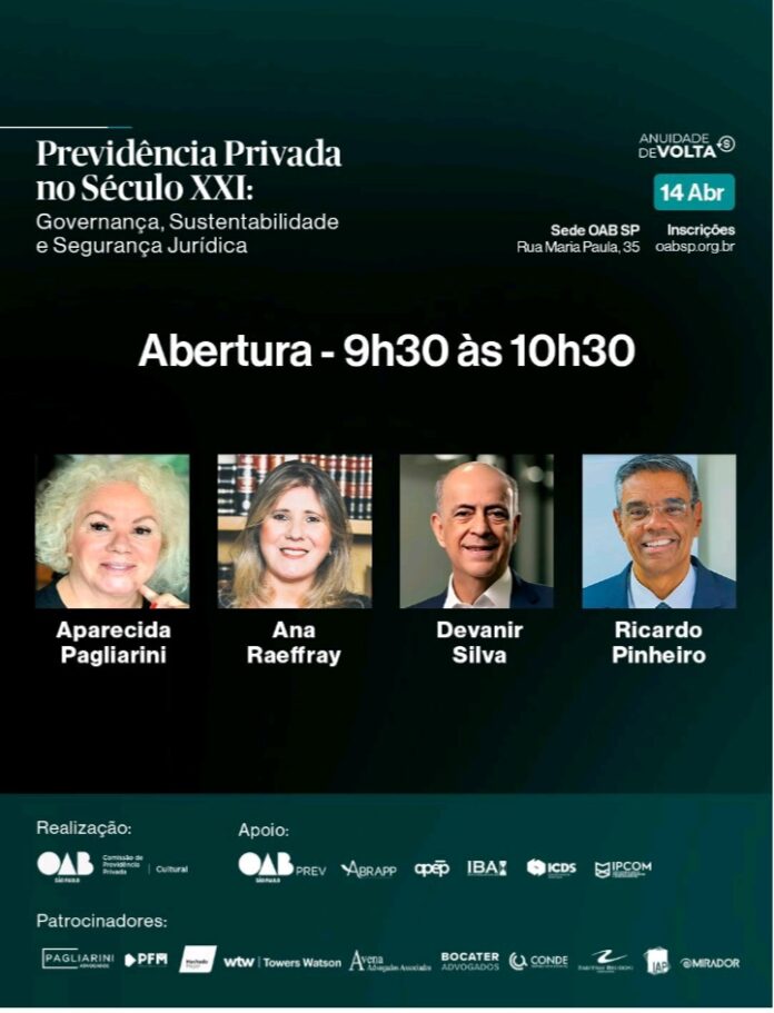 oab-sp-promove-congresso-sobre-previdencia-privada:-governanca,-sustentabilidade-e-seguranca-juridica