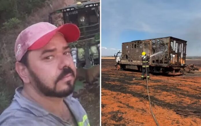 goias:-incendio-mata-homem-e-destroi-veiculos-em-canavial
