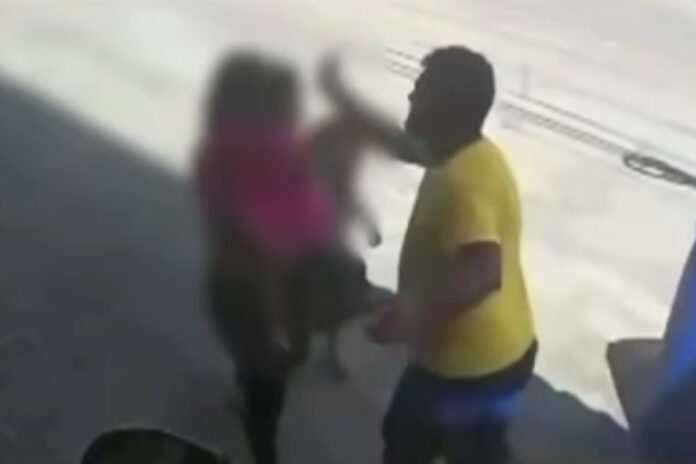 homem-e-flagrado-ao-agredir-mulher-e-crianca-em-joao-pessoa