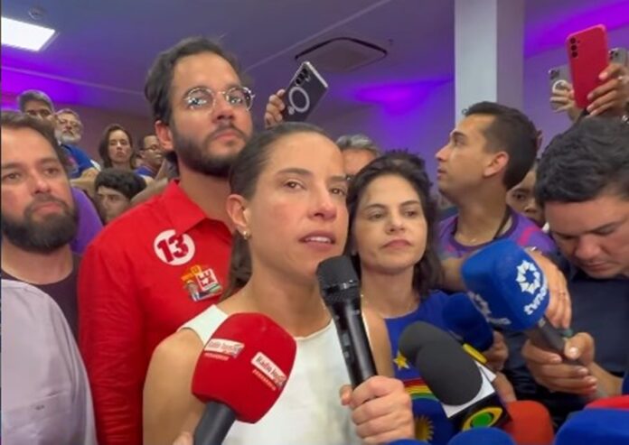 reeleita-em-pernambuco,-raquel-lyra-adota-neutralidade-entre-flavio-e-lula